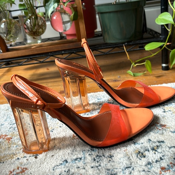 Zara high heel block sandals - Picture 3 of 3